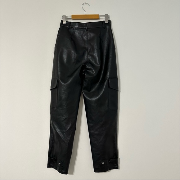Aritzia Wilfred Vegan Leather Cargo Pant, High Waisted - Picture 6 of 15